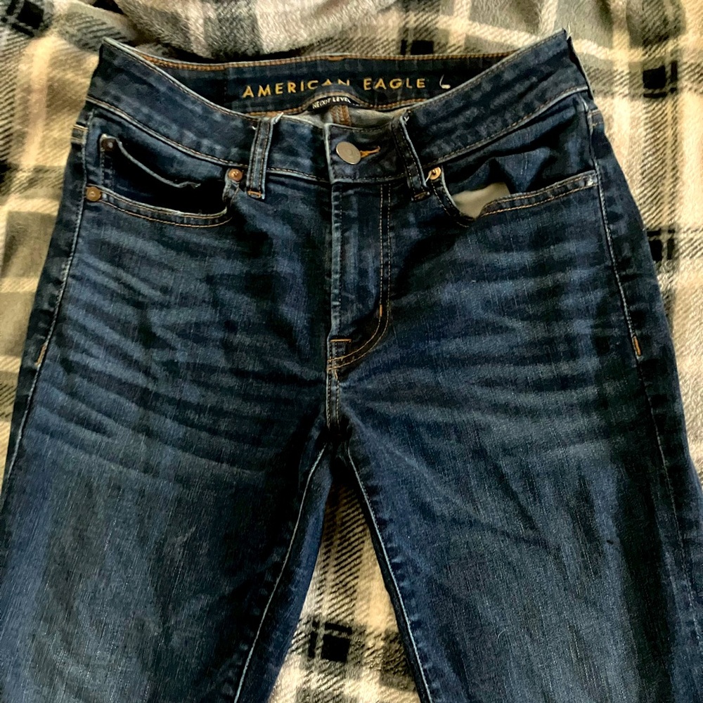 American Eagle denim low rise jeans